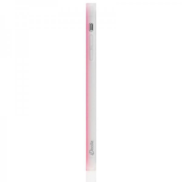 iDecoz iPhone Xr Deksel Square Case Neon Rosa