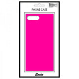 iDecoz iPhone 7 Plus/iPhone 8 Plus Deksel Square Case Neon Rosa