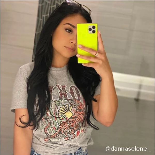 iDecoz iPhone X/Xs Deksel Square Case Neon Gul