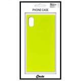iDecoz iPhone Xr Deksel Square Case Neon Gul
