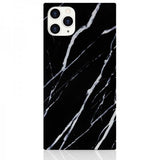 iDecoz iPhone 11 Pro Deksel Square Case Marble Svart