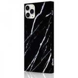 iDecoz iPhone 11 Pro Deksel Square Case Marble Svart