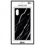 iDecoz iPhone X/Xs Deksel Square Case Marble Svart