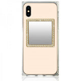 iDecoz Phone Mirror Gold Crystals