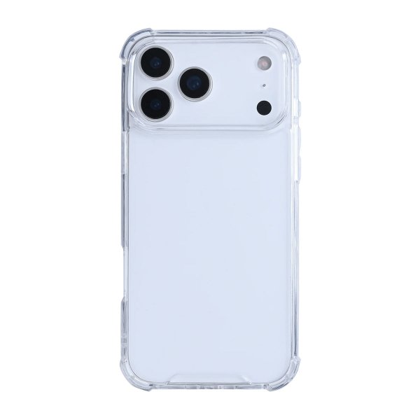 iPhone 17 Pro Max Deksel Forsterkede hjørner Transparent