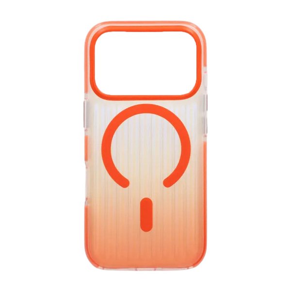 iPhone 17 Pro Max Deksel Korrugerte MagSafe Oransje