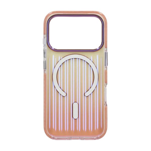 iPhone 17 Pro Deksel Korrugerte MagSafe Rosegull