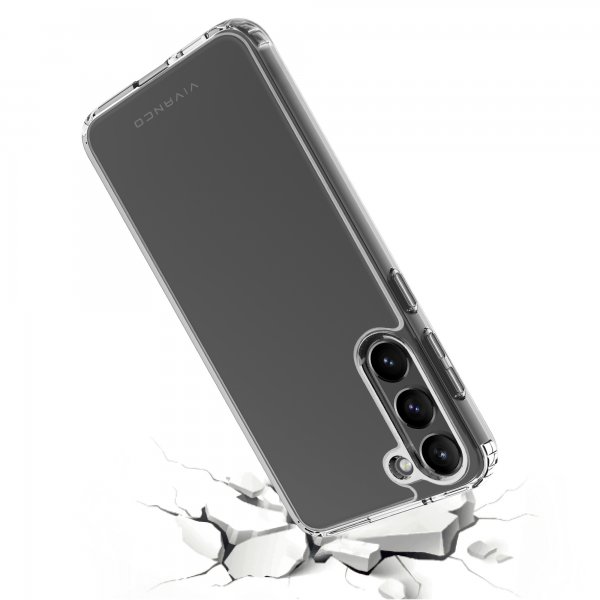 Vivanco Samsung Galaxy S23 Deksel Safe & Steady Transparent