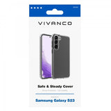 Vivanco Samsung Galaxy S23 Deksel Safe & Steady Transparent