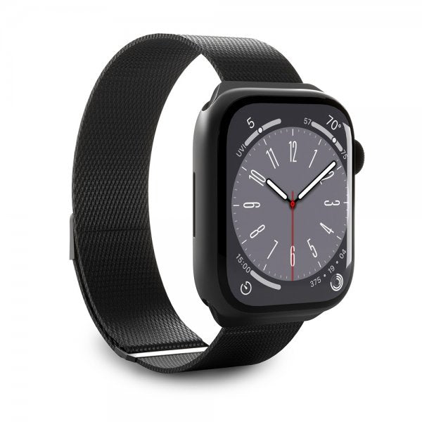 Puro Apple Watch 38/40/41/42mm Armbånd Milanese Svart