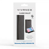 Vivanco Samsung Galaxy A36/Galaxy A56 Etui Classic Wallet Svart
