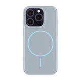 iPhone 15 Pro Deksel TPU MagSafe Glatt Blå
