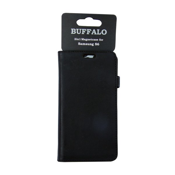 Buffalo Samsung Galaxy S6 Etui 2in1 Magnet Case Svart