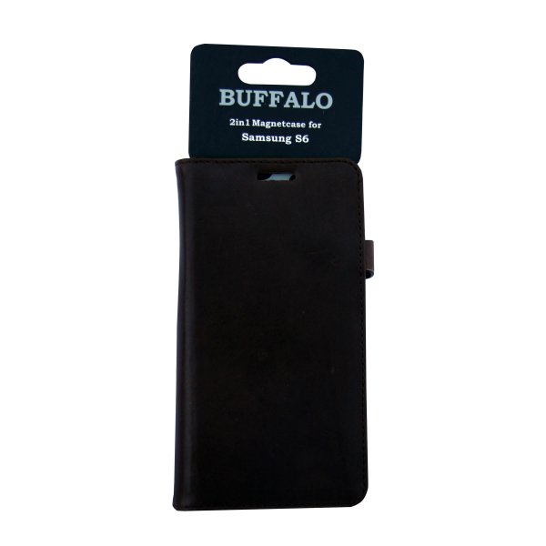Buffalo Samsung Galaxy S6 Etui 2in1 Magnet Case Brun