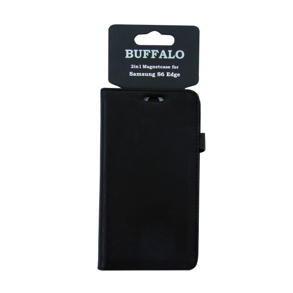 Buffalo Samsung Galaxy S6 Edge Etui 2in1 Magnet Case Svart