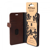 Buffalo iPhone Xs Max Etui 2in1 Magnet Case Brun