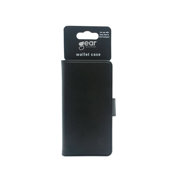 Gear Sony Xperia XZ2 Compact Etui 3 Kortlomme  Svart