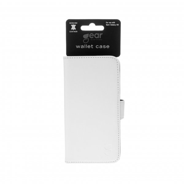 Gear Samsung Galaxy S6 Etui 2 Kortlomme Hvit