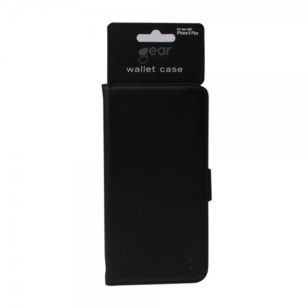 Gear iPhone 6/6S Plus Etui 2 Kortlomme Svart