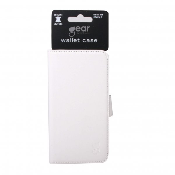 Gear iPhone 6/6S Etui 2 Kortlomme Hvit