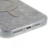 iPhone 14 Pro Max Deksel PQY Geek Series MagSafe Silver