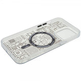 iPhone 14 Pro Max Deksel PQY Geek Series MagSafe Silver