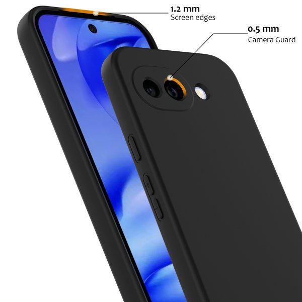 Google Pixel 10a Deksel med Stropp Silikon MagSafe Svart