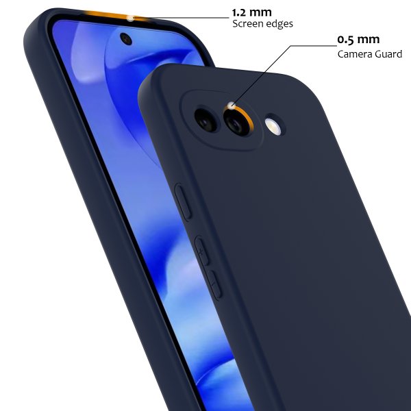 Google Pixel 10a Deksel med Stropp Silikon MagSafe Blå