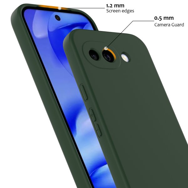 Google Pixel 10a Deksel med Stropp Silikon MagSafe Grønn