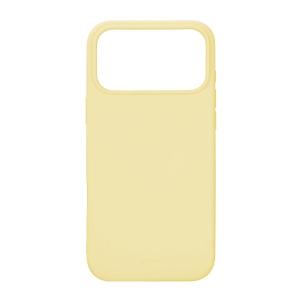 Onsala iPhone 17 Pro Max Deksel Silicone Touch Lemon