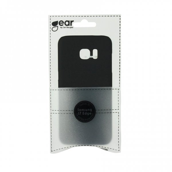 Gear Samsung Galaxy S7 Edge Deksel Hardplast Svart