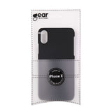 Gear iPhone X/Xs Deksel Hardplast Svart