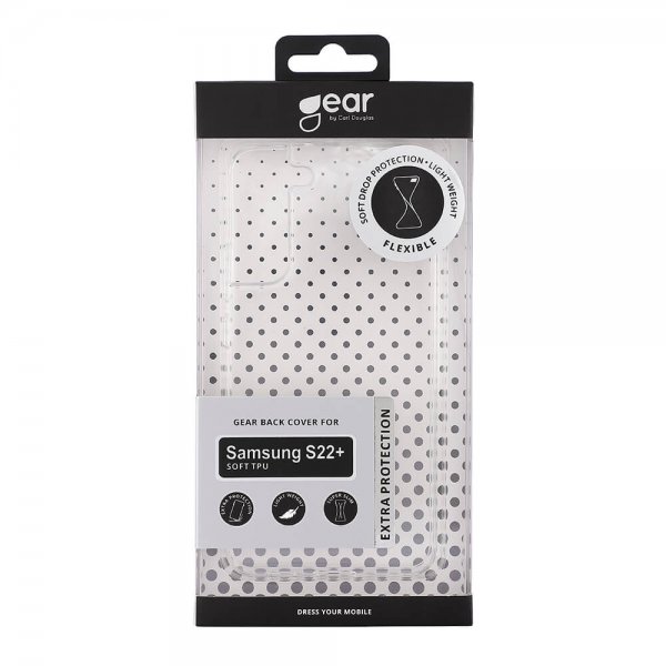 Gear Samsung Galaxy S22 Plus Deksel Transparent TPU Klar