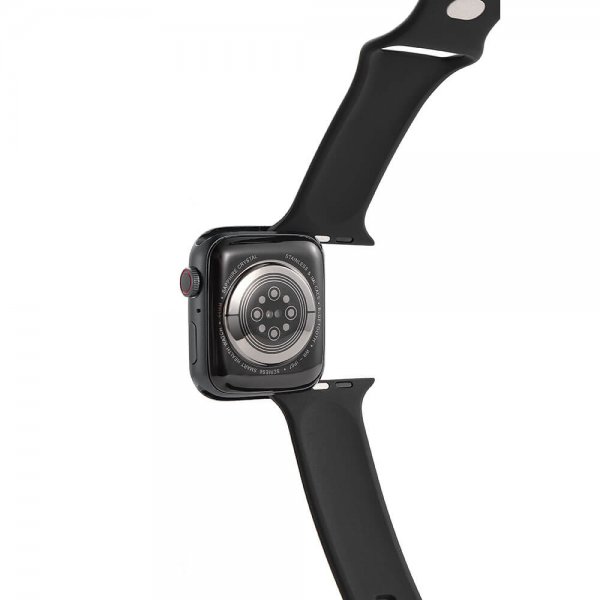 Gear Watch 38mm/Watch 40mm/Watch 41mm Armbånd Silikon Svart