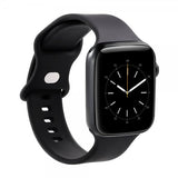 Gear Watch 42mm/Watch 44mm/Watch 45mm/Watch Ultra Armbånd Silikon Svart