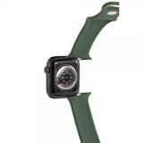 Gear Watch 42mm/Watch 44mm/Watch 45mm/Watch Ultra Armbånd Silikon Olivgrön