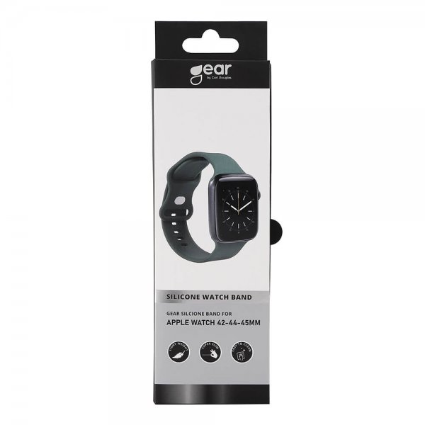 Gear Watch 42mm/Watch 44mm/Watch 45mm/Watch Ultra Armbånd Silikon Olivgrön