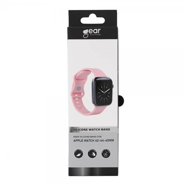 Gear Watch 42mm/Watch 44mm/Watch 45mm/Watch Ultra Armbånd Silikon Rosa