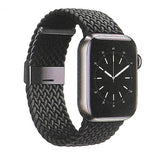 Gear Watch 42mm/Watch 44mm/Watch 45mm/Watch Ultra Armbånd Flettet Nylon Svart
