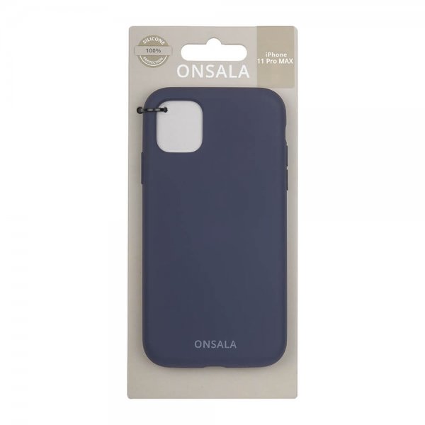 Onsala iPhone 11 Pro Max Deksel Silikon Cobalt Blue