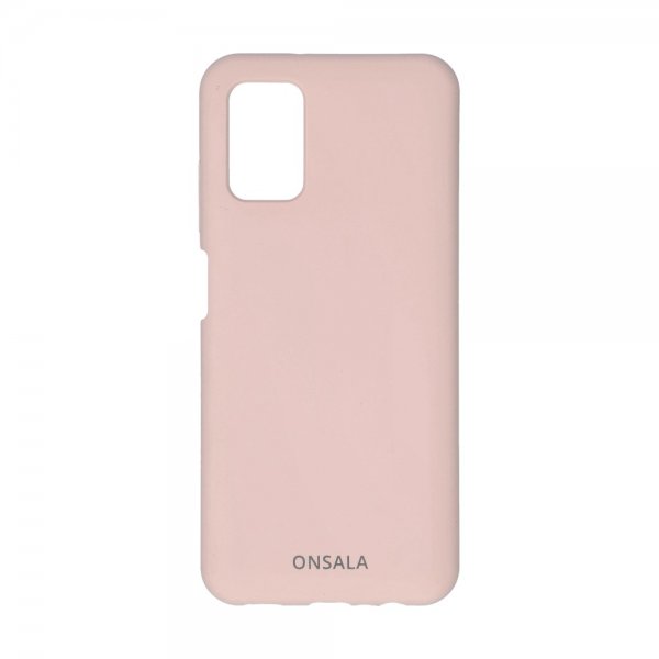 Onsala Samsung Galaxy A03s Deksel Silikon Sand Pink