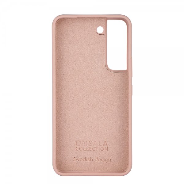 Onsala Samsung Galaxy S22 Deksel Silikon Sand Pink