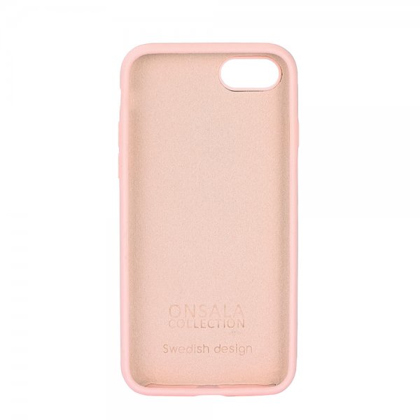 Onsala iPhone 6/6S/7/8/SE Deksel Silikon Chalk Pink