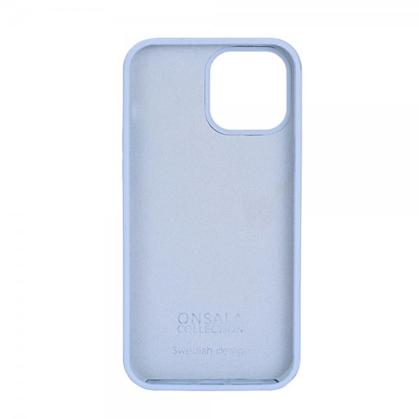 Onsala iPhone 13 Pro Max Deksel Silikon Light Blue