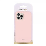 Onsala iPhone 13 Pro Max Deksel Silikon Chalk Pink
