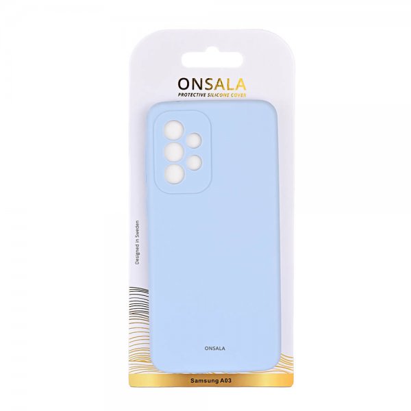 Onsala Samsung Galaxy A03 Deksel Silikon Light Blue