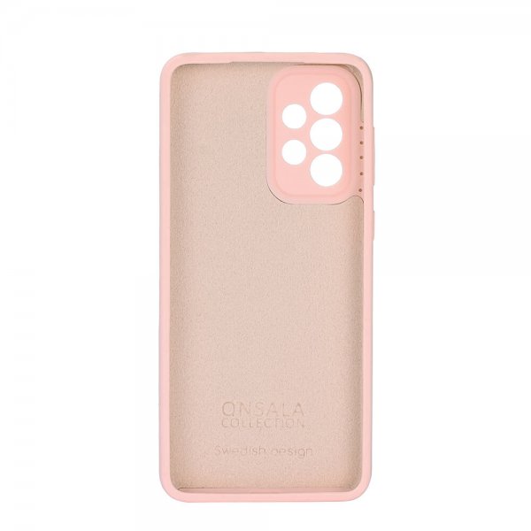Onsala Samsung Galaxy A03 Deksel Silikon Chalk Pink