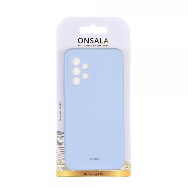 Onsala Samsung Galaxy A53 5G Deksel Silikon Light Blue