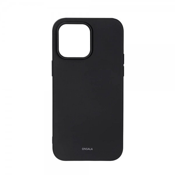 Onsala iPhone 14 Pro Max Deksel Silikon Svart