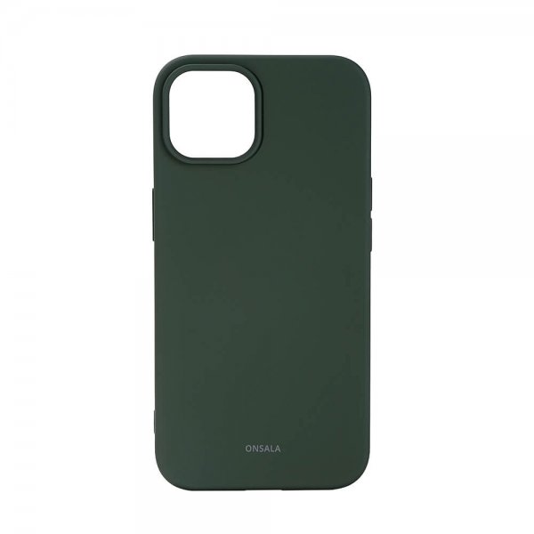 Onsala iPhone 13/iPhone 14 Deksel Silikon Olive Green